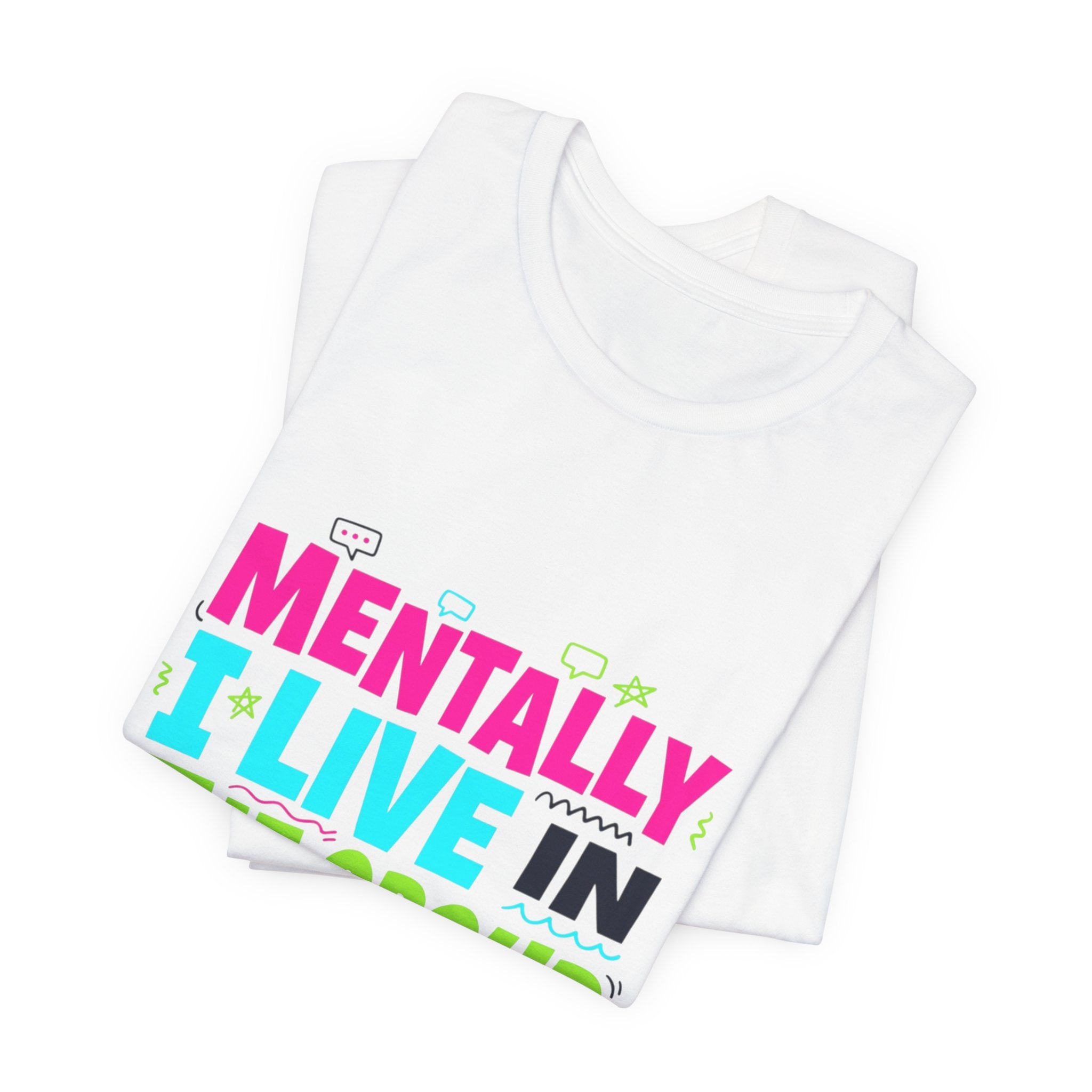 Mentally I Live In The Group Chat T-Shirt | meme shirt, ironic tee