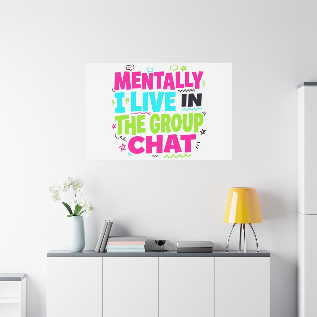 Mentally I Live in the Group Chat Canvas | meme-core, cringe-core