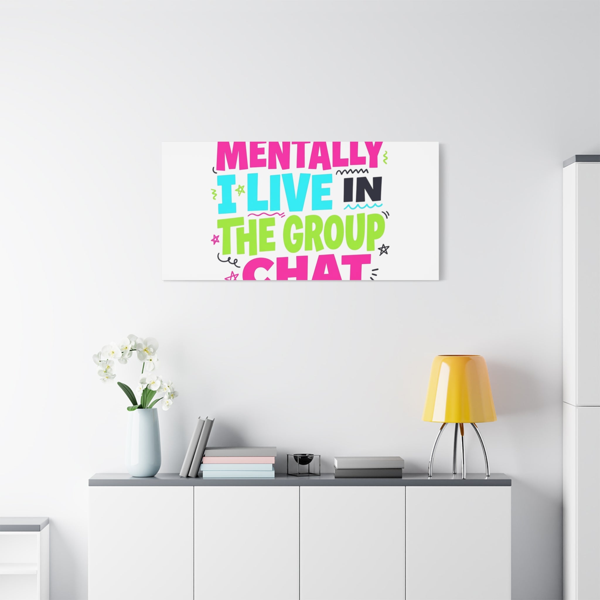Mentally I Live in the Group Chat Canvas | meme-core, cringe-core