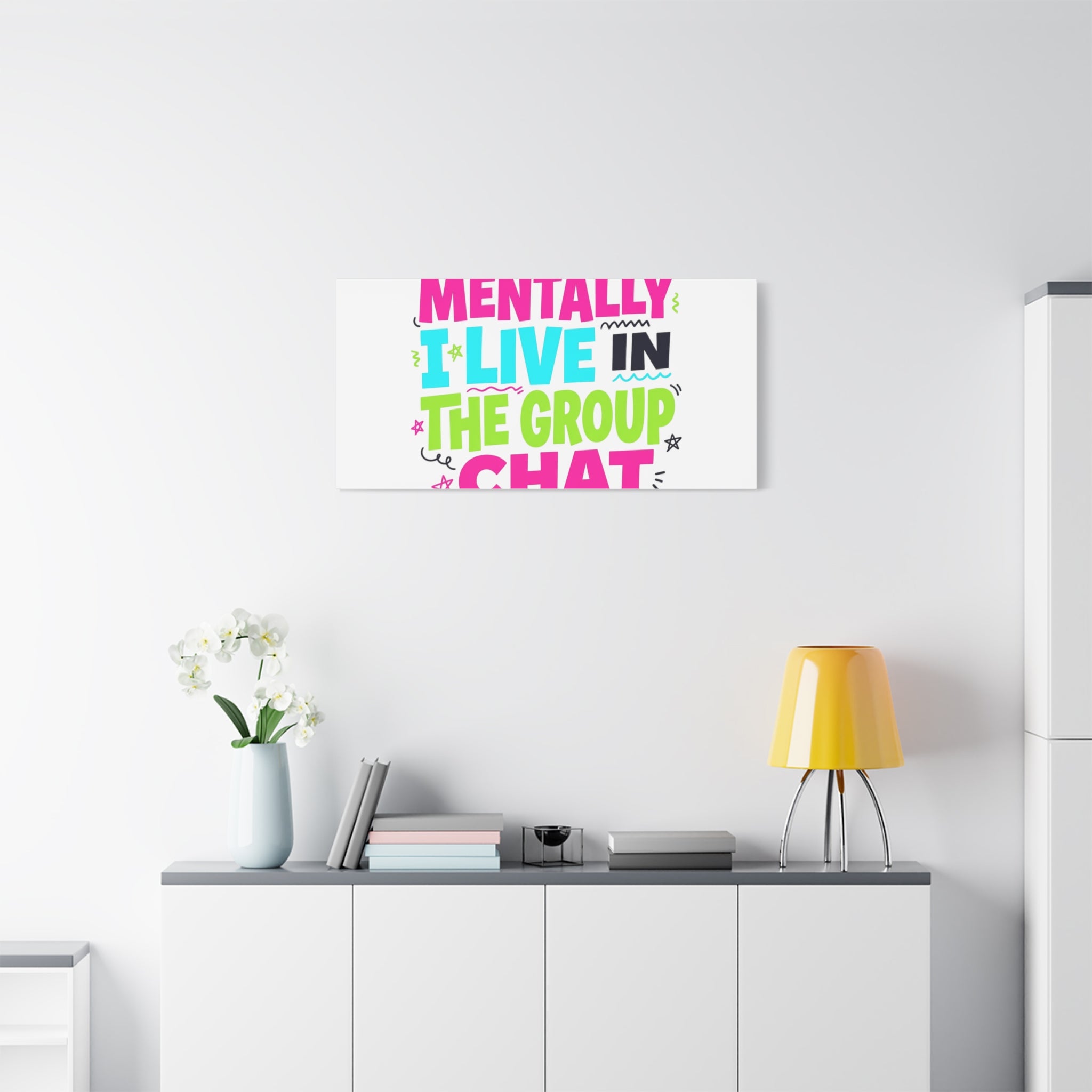 Mentally I Live in the Group Chat Canvas | meme-core, cringe-core